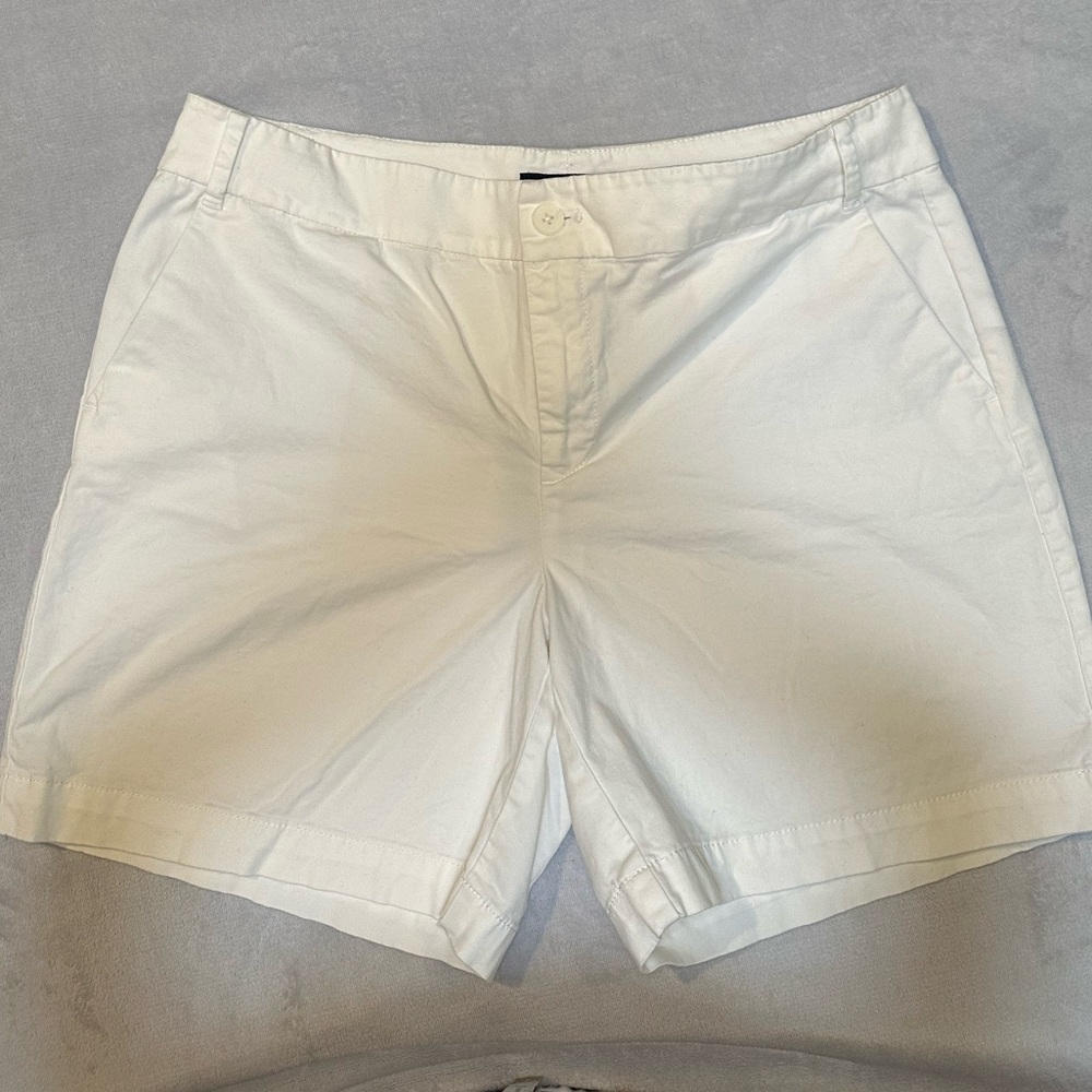 Chaps Classic White Women's Shorts